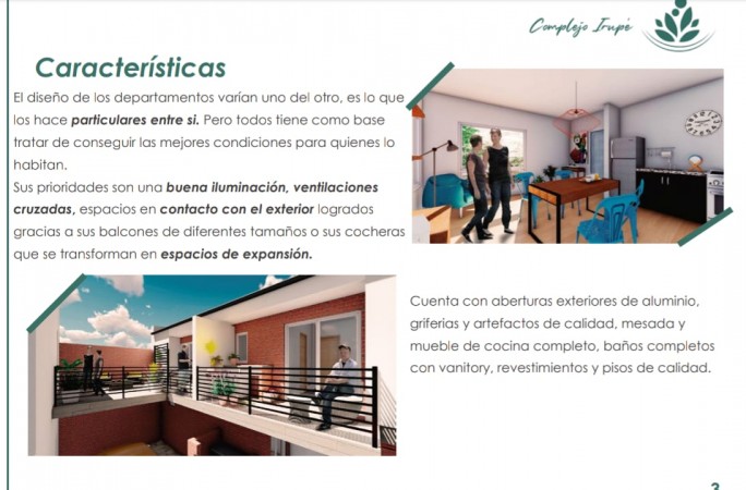 DEPARTAMENTOS CENTRICOS EN SAN JAVIER (STA FE)