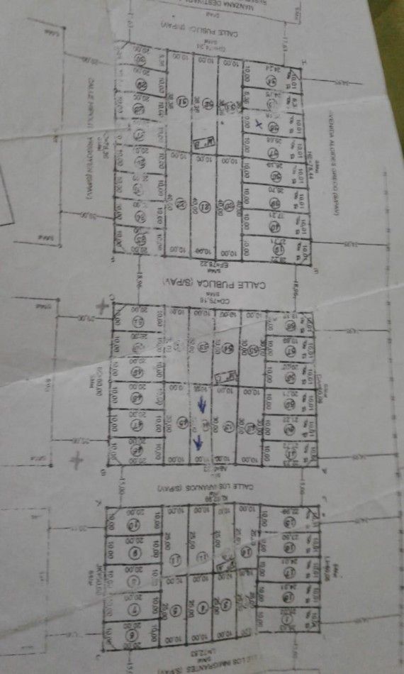 VENTA - TERRENO 10 MTS  X  30 MTA