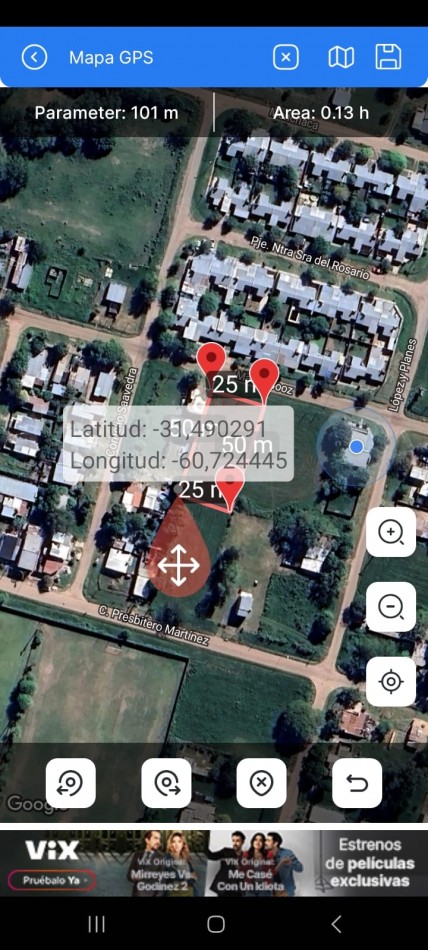 Terreno en Recreo Mateo Boooz lote 6