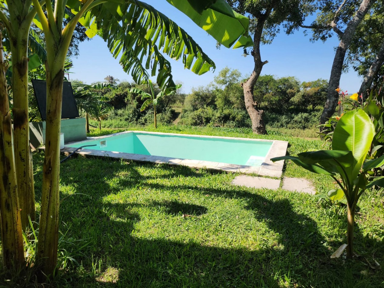 CABAÑAS EN ARROYO LEYES QUE DAN AL RIO EN KM 19
