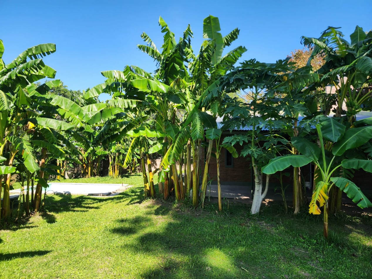 CABAÑAS EN ARROYO LEYES QUE DAN AL RIO EN KM 19