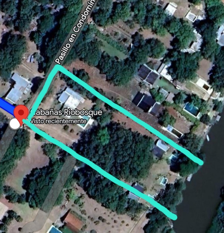 CABAÑAS EN ARROYO LEYES QUE DAN AL RIO EN KM 19