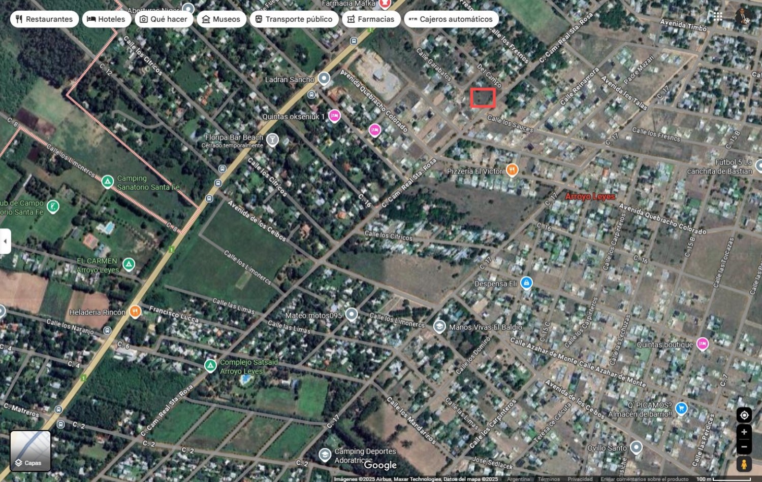 Terreno Arroyo leyes km 12