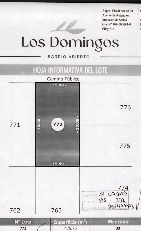 TERRENO EN LOS DOMINGOS